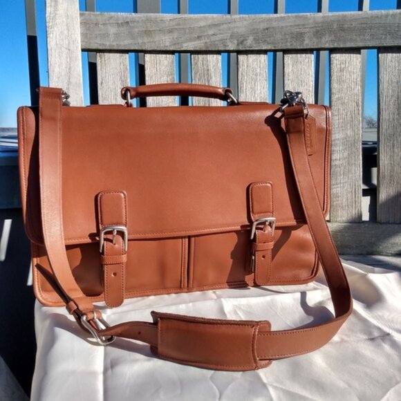 Vintage Coach Trader Brief Case, USA - Picture 7 of 16